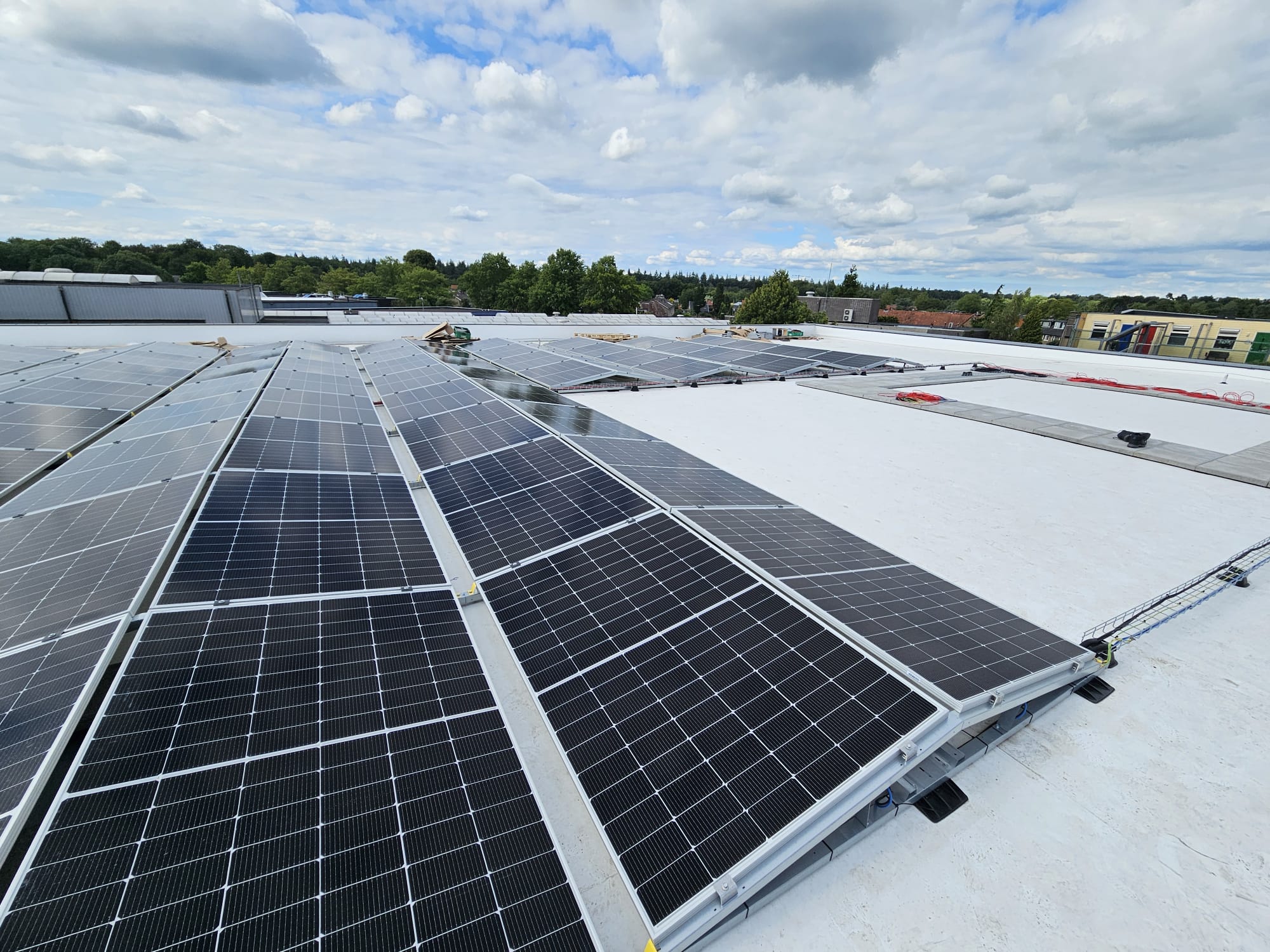 Zonnepanelen groot project
